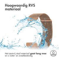 imoshion Milanees magnetisch bandje  - Universeel 22 mm aansluiting - Maat M - Rosé Goud