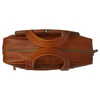 The Chesterfield Brand Singapore Laptoptas 15-15,6 inch - Echt leer - Cognac