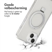 Accezz Ring Stand Backcover met MagSafe Apple iPhone 15 - Transparant