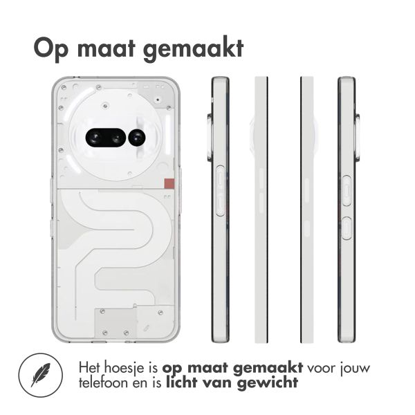 Accezz Clear Backcover Nothing Phone (3a) - Transparant