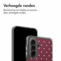 imoshion Design hoesje Samsung Galaxy A18 (4G) / A17 (4G/5G) - Polka Dot Bordeaux
