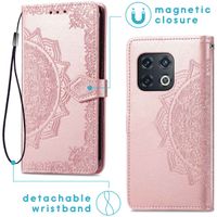 imoshion Mandala Bookcase OnePlus 10 Pro - Rosé Goud