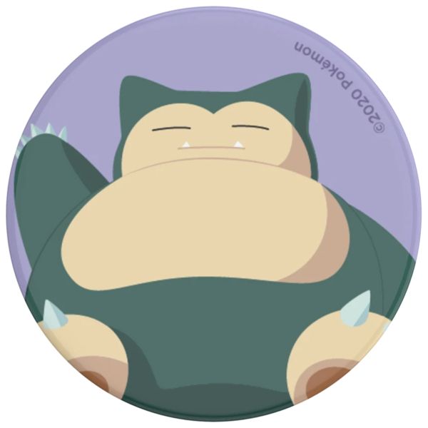 PopSockets Popgrip Pokémon - Afneembaar - Snorlax Knocked