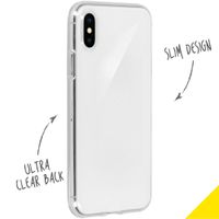 Accezz Clear Backcover Apple iPhone X / Xs - Transparant