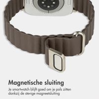 imoshion Magnetisch kunstleren bandje Apple Watch | 38/40/41/42 mm - Donkerbruin