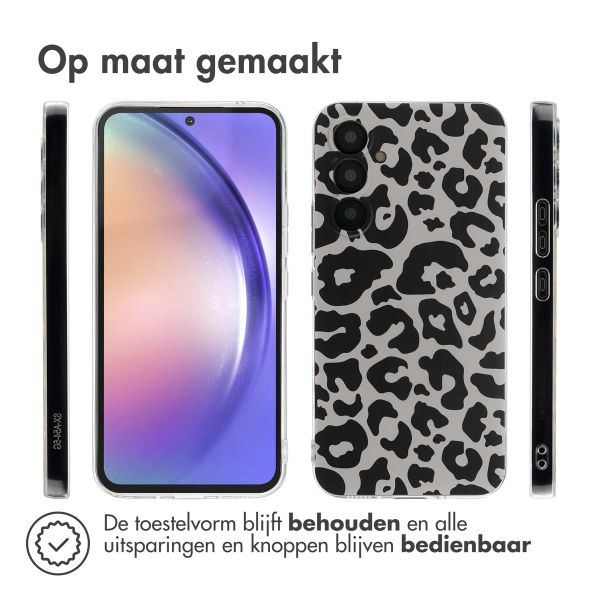 imoshion Design hoesje Samsung Galaxy A54 (5G) - Leopard Transparent