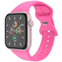 imoshion Siliconen⁺ bandje Apple Watch Series 1 t/m 9 / SE (38/40/41 mm) | Series 10 (42 mm) - Barbie Pink - Maat S/M