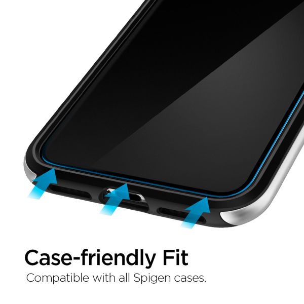 Spigen GLAStR EZ Fit Screenprotector + Applicator Apple iPhone 11 Pro / Xs / X
