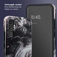 Selencia Vivid Tough Backcover Samsung Galaxy A34 (5G) - Chic Marble Black