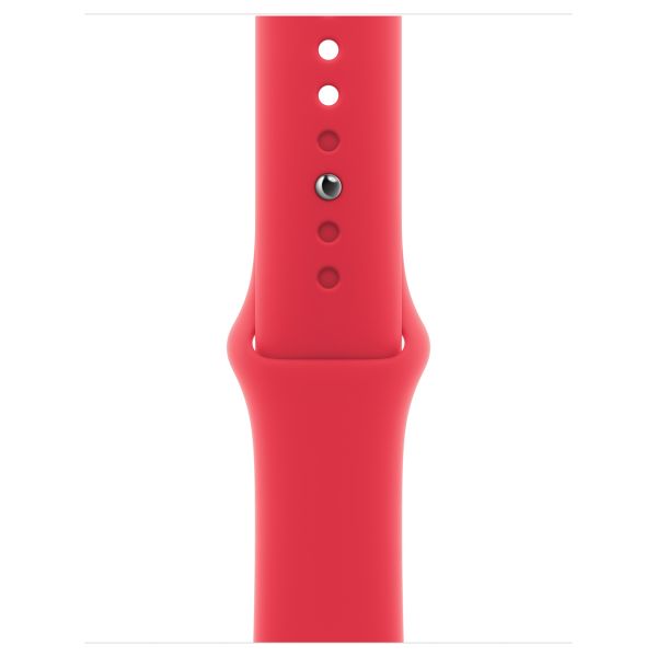 Apple Sport Band Apple Watch Series 1 t/m 9 / SE (38/40/41 mm) | Series 10 / 11 (42 mm) - Maat M/L - (Product) Red