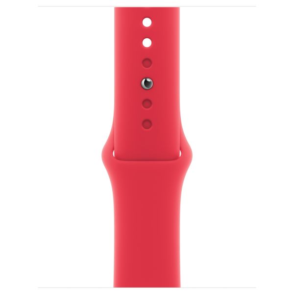 Apple Sport Band Apple Watch Series 1 t/m 9 / SE (38/40/41 mm) | Series 10 (42 mm) - Maat M/L - Red