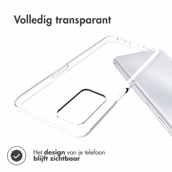 Accezz Clear Backcover Oppo A16(s) / A54s - Transparant