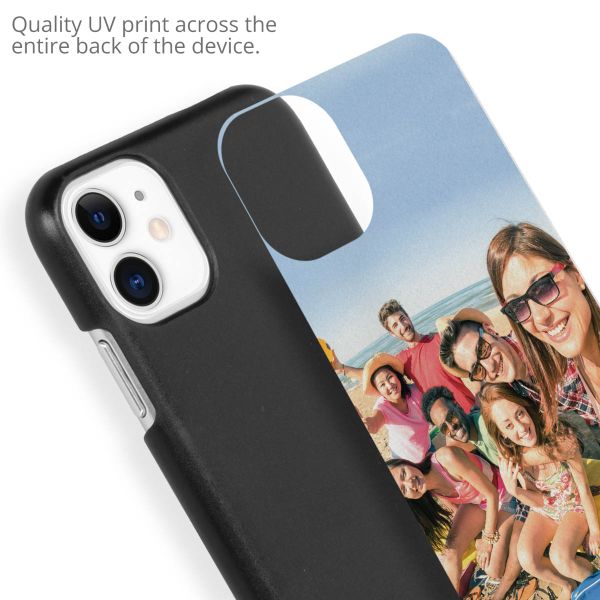 Ontwerp je eigen Apple iPhone 11 hardcase hoesje - Zwart