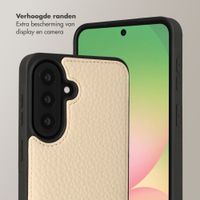 Selencia Nova Telefoonhoes met Koord en Pashouder Samsung Galaxy A57 (5G) - Beige
