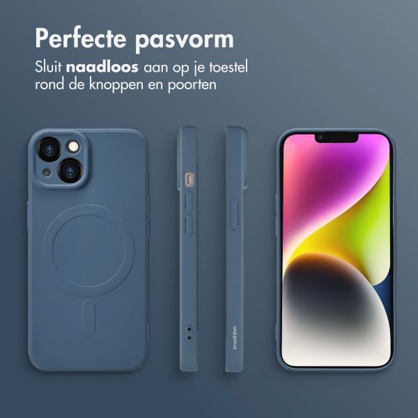 imoshion Color Backcover met MagSafe Apple iPhone 14 - Donkerblauw