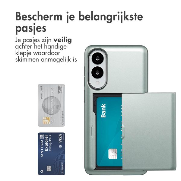 imoshion Backcover met pasjeshouder Samsung Galaxy S25 Edge - Groen