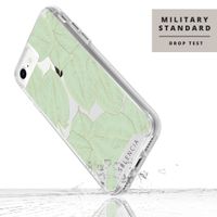 Selencia Zarya Fashion Extra Beschermende Backcover Apple iPhone SE (2022 / 2020) / 8 / 7 / 6(s) - Gold Green Botanic