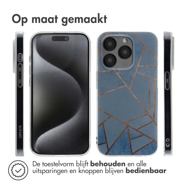 imoshion Design hoesje Apple iPhone 15 Pro - Blue Graphic