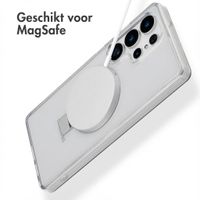 Accezz Ring Stand Backcover met MagSafe Samsung Galaxy S25 Ultra - Transparant