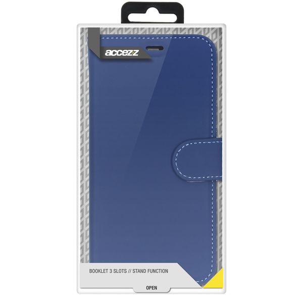 Accezz Wallet Softcase Bookcase Samsung Galaxy A12 - Donkerblauw