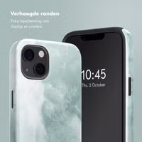 Selencia Vivid Backcover met MagSafe Apple iPhone 13 - Marble Grayed Jade