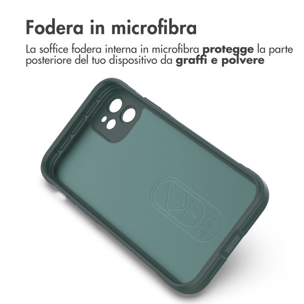 imoshion EasyGrip Backcover Apple iPhone 11 - Donkergroen