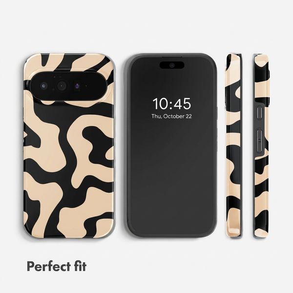 Selencia Vivid Case with MagSafe Google Pixel 11 Pro - Art Wave Black