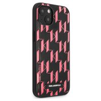 Karl Lagerfeld Hardcase Backcover Monogram Plaque iPhone 13 - Roze