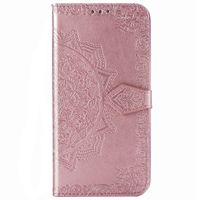 Mandala Bookcase Samsung Galaxy Note 20 - Rosé Goud