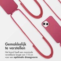 imoshion Color Backcover met afneembaar koord MagSafe Apple iPhone 14 - Raspberry