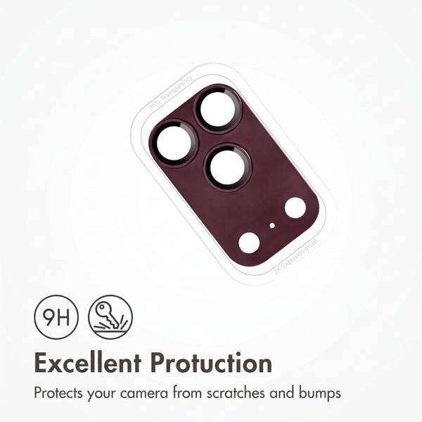 imoshion Camera Protector Glass 2-pack Apple iPhone 18 Pro / 17 Pro - Plum