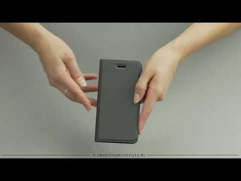 Dux Ducis Slim Softcase Bookcase Samsung Galaxy A35 - Donkerblauw