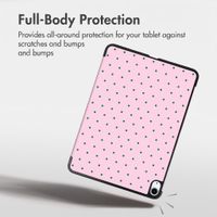 imoshion Design Trifold Case Apple iPad Air 11 inch (2026) M4 / (2025) M3 / (2024) M2 / Air 5 (2022) / Air 4 (2020) - Happy Dots