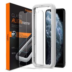 Spigen GLAStR EZ Fit Screenprotector + Applicator 2-pack iPhone 11