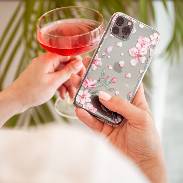 imoshion Design hoesje Samsung Galaxy A02s - Bloem - Roze