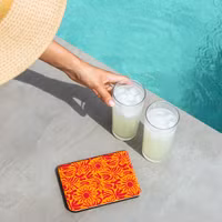 Selencia Vivid Bookcase Kobo Clara Colour / Clara BW - Tropical Vibes Apricot