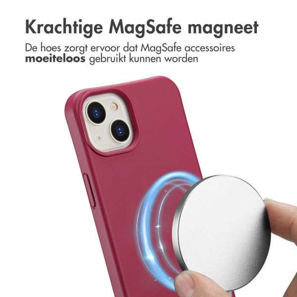 imoshion Color Backcover met afneembaar koord MagSafe Apple iPhone 14 - Raspberry