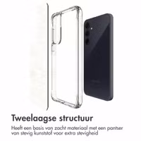 imoshion Clear Glitter Backcover Samsung Galaxy A55 - Goud