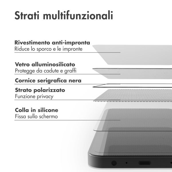 Accezz Gehard Glas Privacy Screenprotector Samsung Galaxy S21 FE