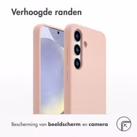 Accezz Liquid Silicone Backcover met MagSafe Samsung Galaxy S25 Plus - Roze