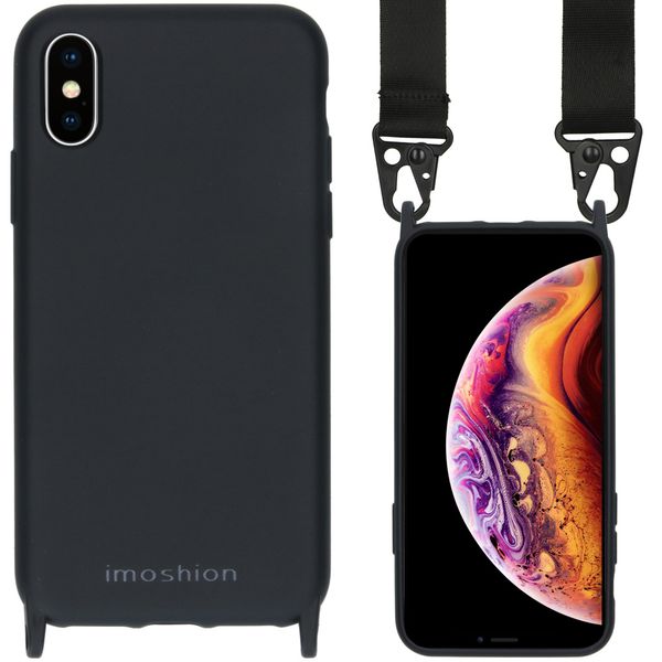 imoshion Color Backcover met koord - Nylon Strap iPhone Xs / X