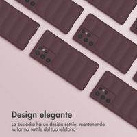 imoshion EasyGrip Backcover Samsung Galaxy S22 Ultra - Aubergine