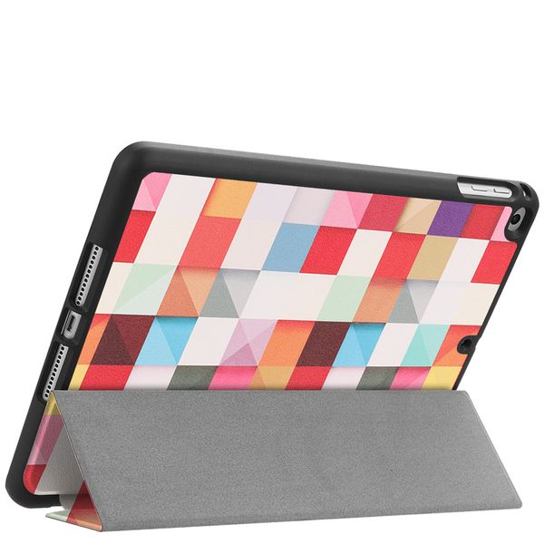 imoshion Design Trifold Bookcase iPad 6 (2018) 9.7 inch / iPad 5 (2017) 9.7 inch / Air 2 (2014) /Air 1 (2013) - Kleurtjes