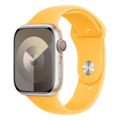 Apple Sport Band Apple Watch Series 1 t/m 11 / SE / Ultra (44/45/46/49 mm) - Maat M/L - Sunshine