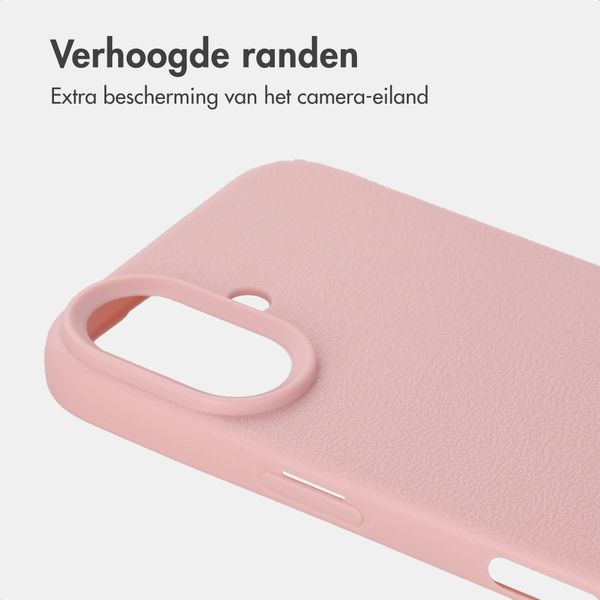 imoshion Texture Backcover Apple iPhone 16 - Roze