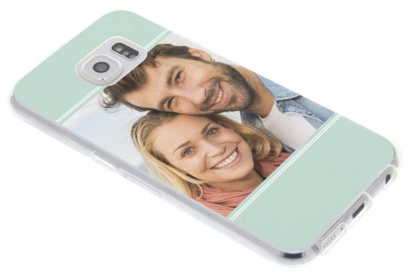 Ontwerp je eigen Samsung Galaxy S6 gel hoesje - Transparant