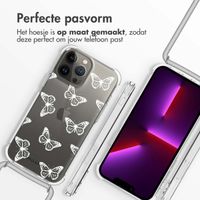 imoshion Design hoesje met koord iPhone 13 Pro Max - Butterfly