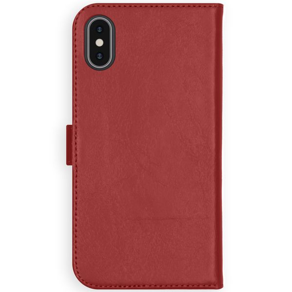 Selencia Echt Leren Bookcase Apple iPhone X / Xs - Rood