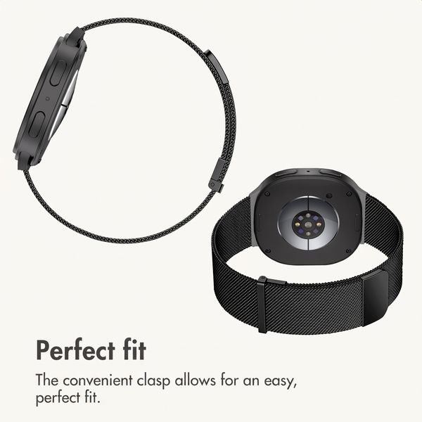 imoshion Milanese Magnetic Band Samsung Galaxy Watch 9 (40/44mm) / Watch 8 (40/44mm) / Classic (46mm) - Black