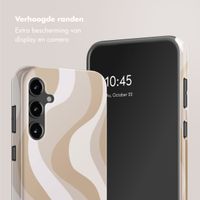Selencia Vivid Tough Backcover Samsung Galaxy S23 FE - Desert Waves Beige